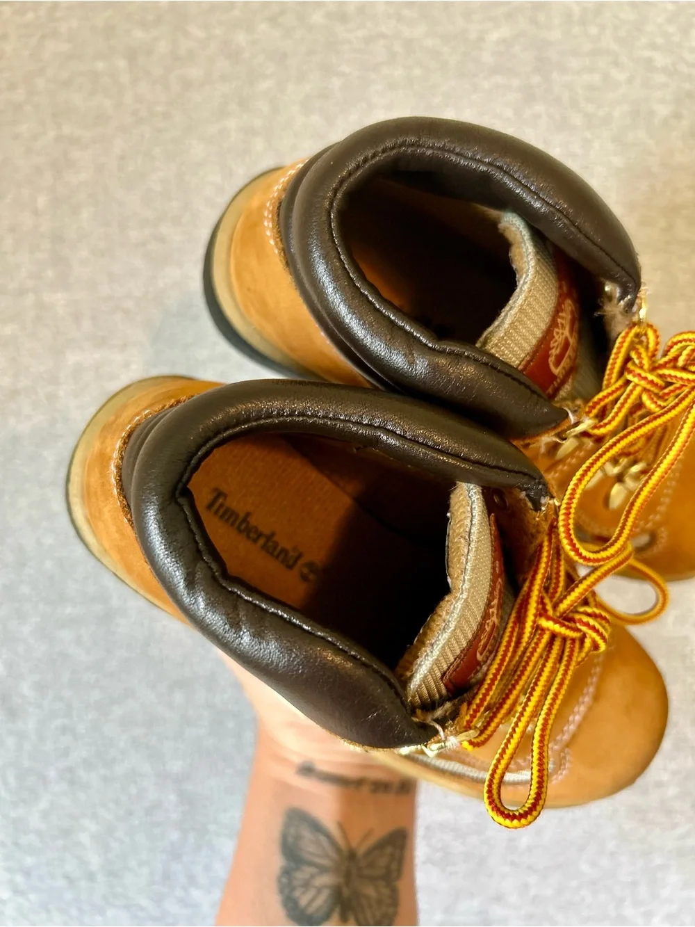 Timberland Kids Field Boots Wheat Nubuck Brown Leather Size 13 Youth